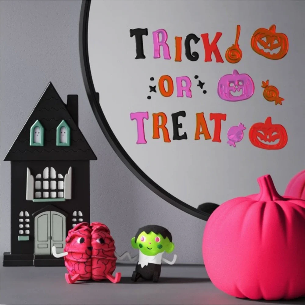Halloween Mantel Wood House Black - Hyde & EEK! Boutique